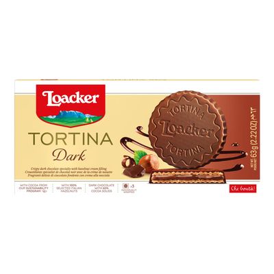 Loacker Tortina Dark, 63g