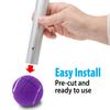 Top Glides Precut Walker Tennis Ball Glides - Purple - 1 Pair view 3