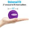 Top Glides Precut Walker Tennis Ball Glides - Purple - 1 Pair view 4
