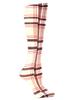 Celeste Stein Therapeutic Compression Socks, Tan Brown Plaid, 8-15 mmhg, 1-Pair view 1