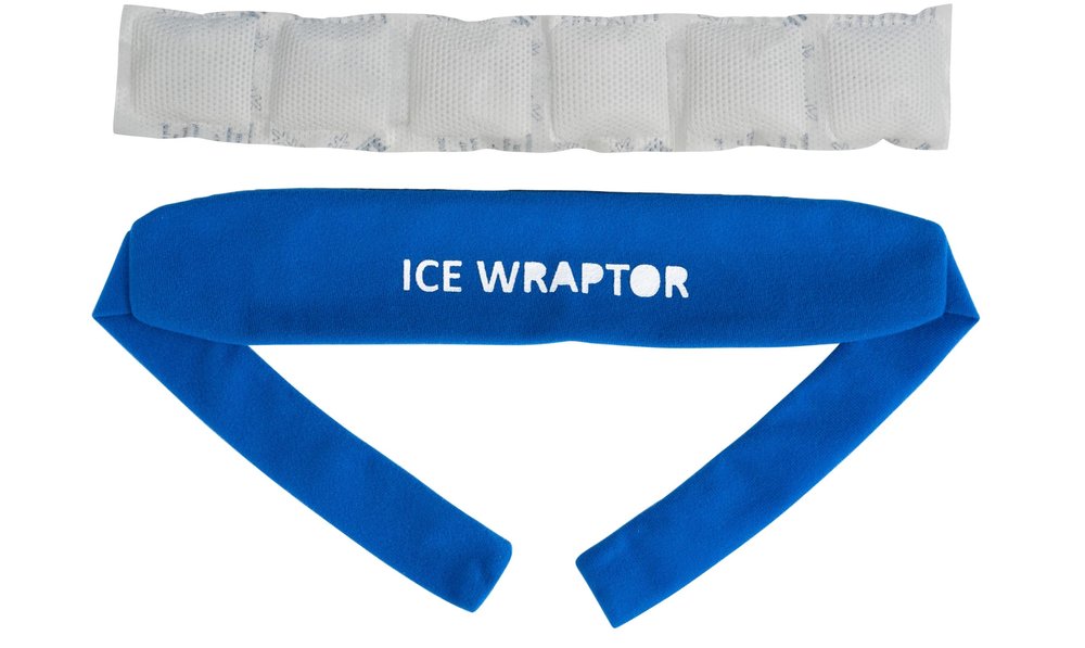 Ice Wraptor ThermaFreeze Ice Bandana including ThermaFreeze Ice Sheet Insert - For Hours of Ice Cold Relief - Wear around Neck, Head, or Small Joint