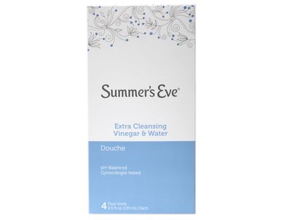 Summers Eve Douche Extra Cleansing Vinegar & Water 2 Count (2 Pack)