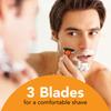 BIC Hybrid Comfort 3 Disposable/System Shaver, Men, 6-Count view 4