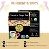 1 Pack : Organic Turmeric Ginger Tea - Kosher, Caffeine-Free, GMO-Free - 18 Bleach-Free Tea Bags view 3