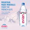 Evian Water 12 x 1000 ml, Natural Mineral, 12000 millilitre view 4