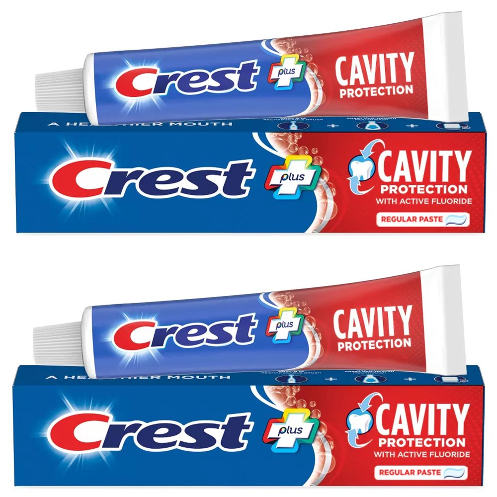 Crest Cavity Protection Toothpaste Regular 8.2 Oz (Pack of 6)