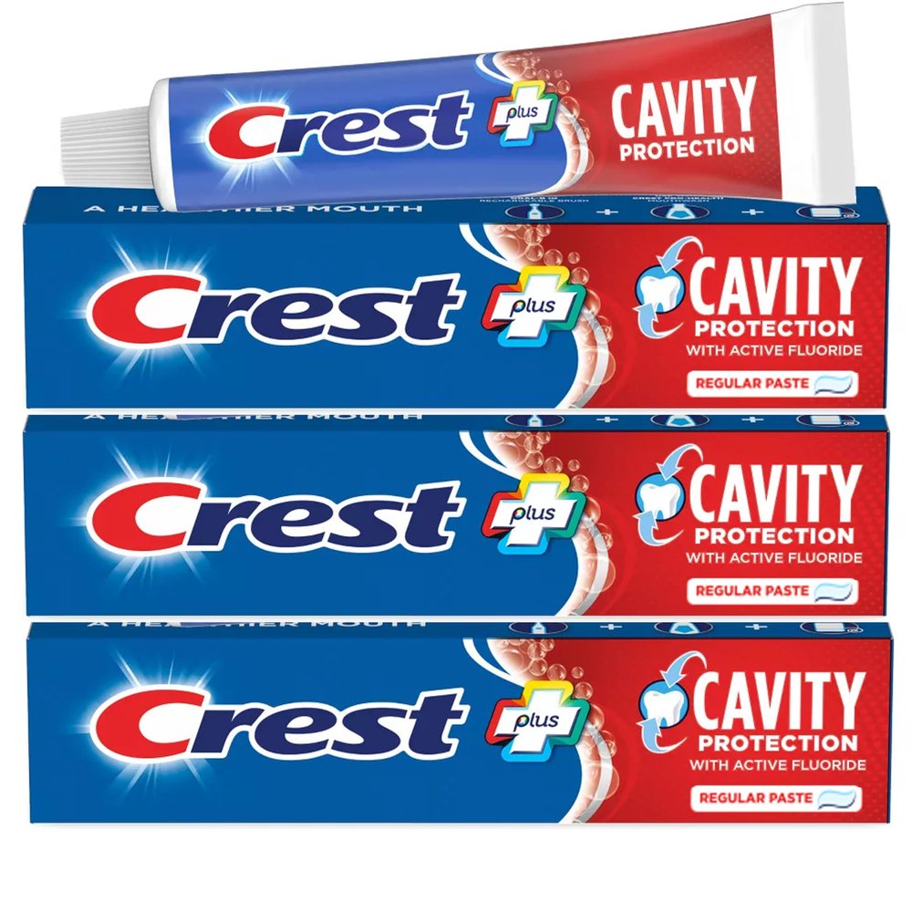 Crest Regular 8.2 Size 8.2z Crest Cavity Protection Fluoride Toothpaste, Regular