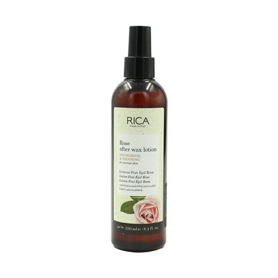 Rica Rose After Wax Lotion for Normal Skin with Sun flower Oil, Jojoba Oil & Vitamin E - 250ml