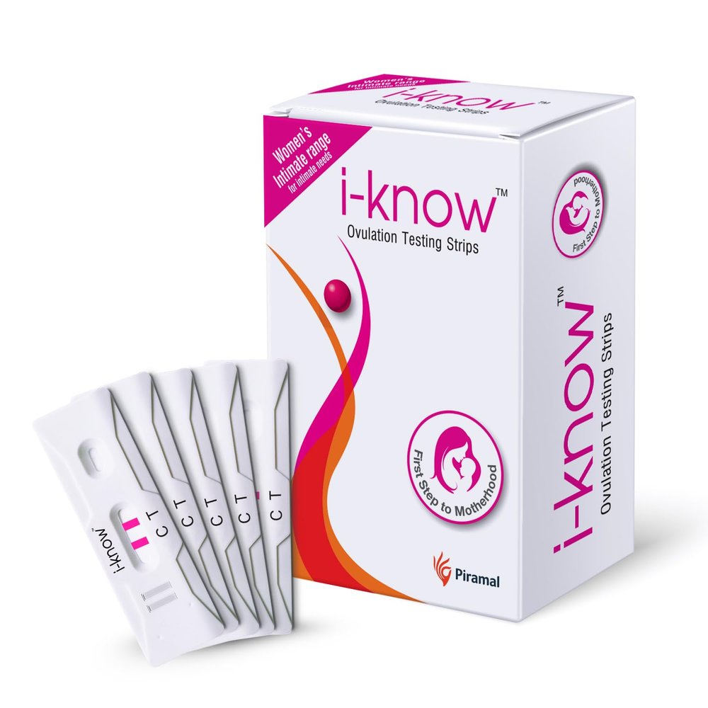 i Know Ovulation Test Kit for Women Planning Pregnancy by Piramal Pharma | Fertility Test Kit for Accurate Results In 5 Mins | Identifies 5 Most Fertile Days to Conceive | 5 Test Strips x Pack of 1