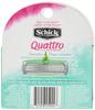 Schick Quattro for Women Razor Blade Refills for Sensitive Skin with Hypo-Allergenic Aloe - 4 Count view 2