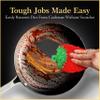 (5Pk) Best Non-Scratch Scrub Pads Scrubbies and Kitchen Sponge Replacement for Dishes | Outlasts 7+ Dish Scrubber Sponges without Mildew Smell | Unique Scrubbing Pad Works For All Scrubber Purposes | Sizes May Vary view 3