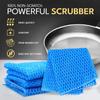 Best All Purpose Dish Scrubber (3-Pack) Dish Cloth | Outlasts 7+ Sponges without Mildew Smell | The perfect dish cleaning cloth, scouring pad and scrubber for all general purpose use view 3
