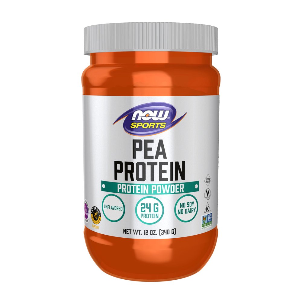 Now Foods, Sports, Pea Protein, Natural Unflavored, 12 oz (340 g)