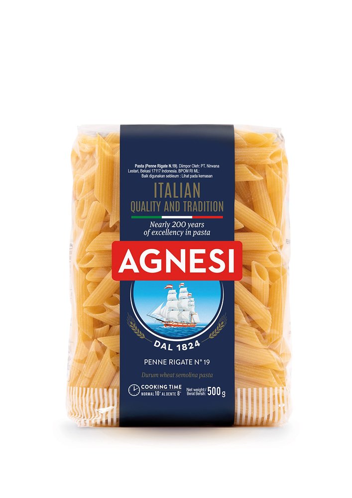 Agnesi Penne Pasta, 500g, Product of Italy