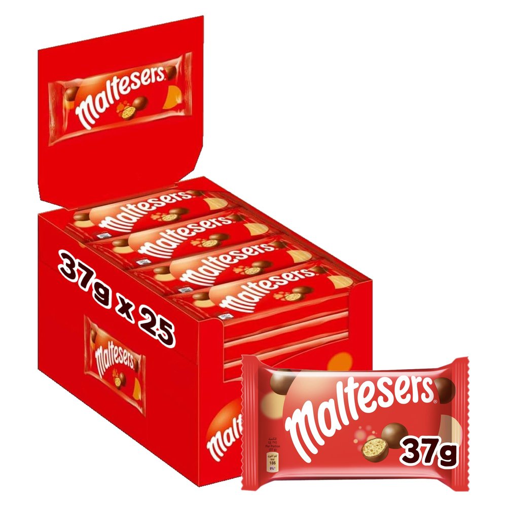 Maltesers Mars Milk Chocolate With Honeycombed Centre, 925 Gram (25 X 37 G)