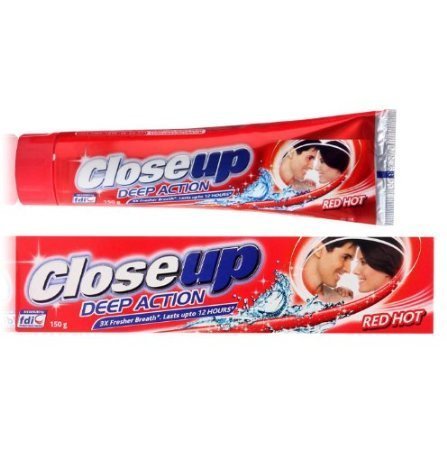 Closeup Red Hot Deep Action Toothpaste - 150 g (Pack of 2)