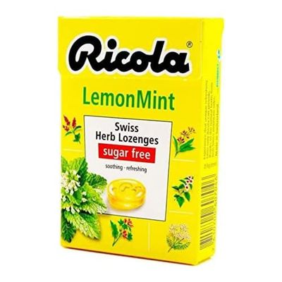 Ricola 45g Sugar Free Lemon Mint Herb Drops