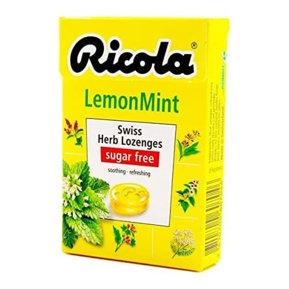 Ricola 45g Sugar Free Lemon Mint Herb Drops