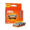 Gillette Fusion Manual Blades for men with styling back blade - 4 count for Perfect Shave and Perfect Beard Shape view 2