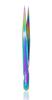Alluring Rainbow Multi-Color Tweezers for Eyelash Extension (Straight & Strong Curved) view 2