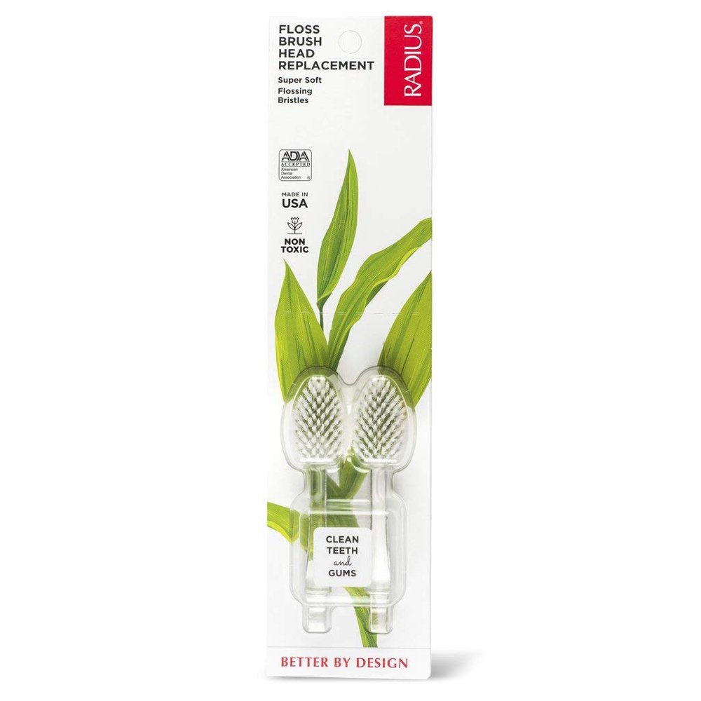 Radius Toothbrushes Replacement Head Pack Super Soft