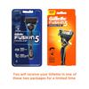 Gillette Fusion Proglide Razor for Men with styling back blade for Perfect Shave and Beard Shape view 3