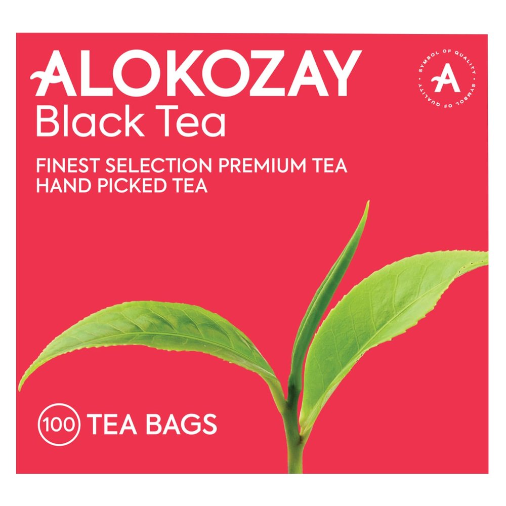 Alokozay Black Tea Finest Selection 100 Tea Bags, 200g