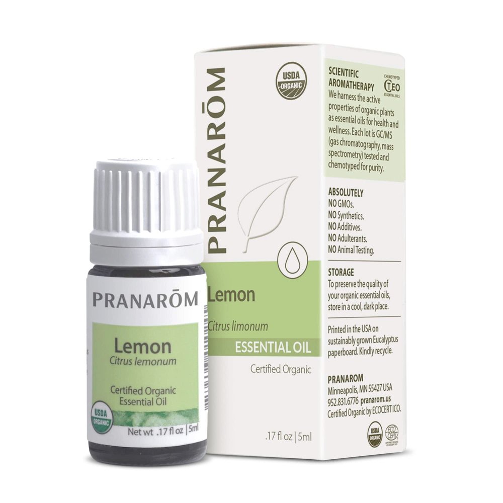 PranarC3B4m Organic Lemon, 10Ml: Pranarom - Certified Usda And Ecocert Organic Lemon 5Ml