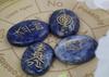 Jet Sodalite Oval Usui Reiki Healing Set Crystal Therapy Chakra Balancing Meditation Gemstone Spiritual Energized Positive Mental view 3