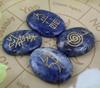 Jet Sodalite Oval Usui Reiki Healing Set Crystal Therapy Chakra Balancing Meditation Gemstone Spiritual Energized Positive Mental view 4