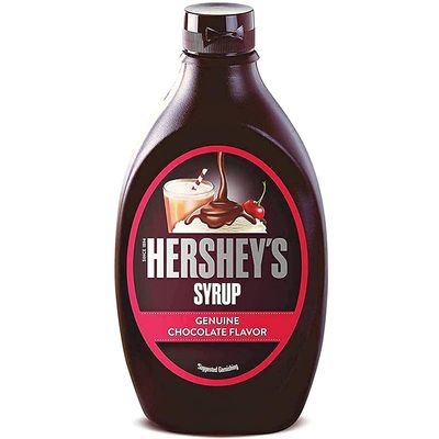 HERSHEY'S Chocolate Flavored Syrup | Delicious Chocolate Flavor | 600 gm Bottle, Liquid