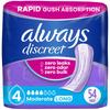 Always Discreet, Incontinence Pads, Moderate, Long Length, 54 Count (Packaging May Vary) view 1