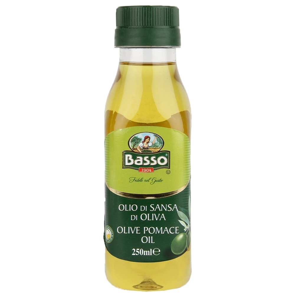 Basso Olive Oil Pomace, 250ml Packed in Italy