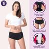 Adira | Reusable Period Panty | Boxer Fit for High Flow | Reusable | with Support Patch to Fix Pad | Leakproof & Skin Friendly | for School, Travel & Work | Pack of 1 | Black | 3XL view 3