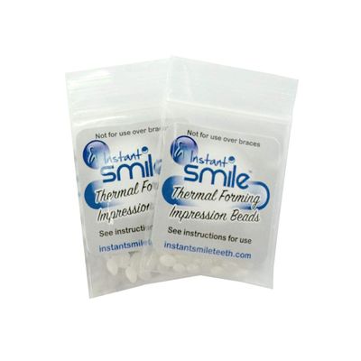 2 Packages of Billy Bob Replacement Thermal Adhesive Fitting Beads for Fake Teeth