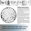 2 Packages of Billy Bob Replacement Thermal Adhesive Fitting Beads for Fake Teeth view 4