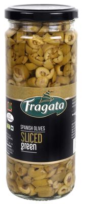 Fragata Olives Sliced Green 450g