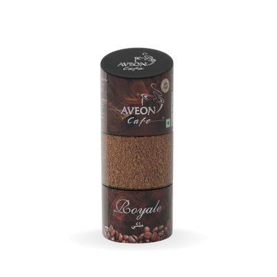 Aveon Cafe Royale Instant Coffee - 100g Jar | Premium Freeze-Dried Coffee Blend | Quick Brew with Rich Aroma & Smooth Flavor | 100% Arabica & Robusta Coffee Perfection