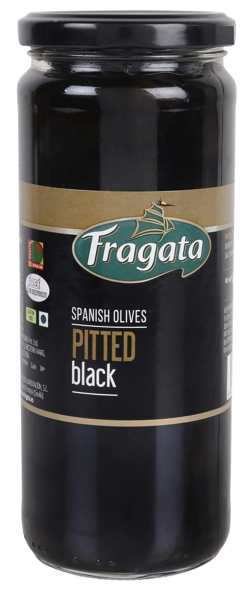 Fragata Pitted Black Olives 440g