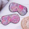 #12 : Maxfeel 100% Pure Silk Eye Mask Sleep Eye Mask Eye Cover Eyeshade Sleeping Eye Mask Printed Colors (#12) view 3