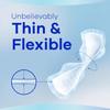 Always Infinity Size 2 Feminine Pads with Wings, Super Absorbency, Unscented, 16 Count (Packaging May Vary) (Packaging May Vary) view 3
