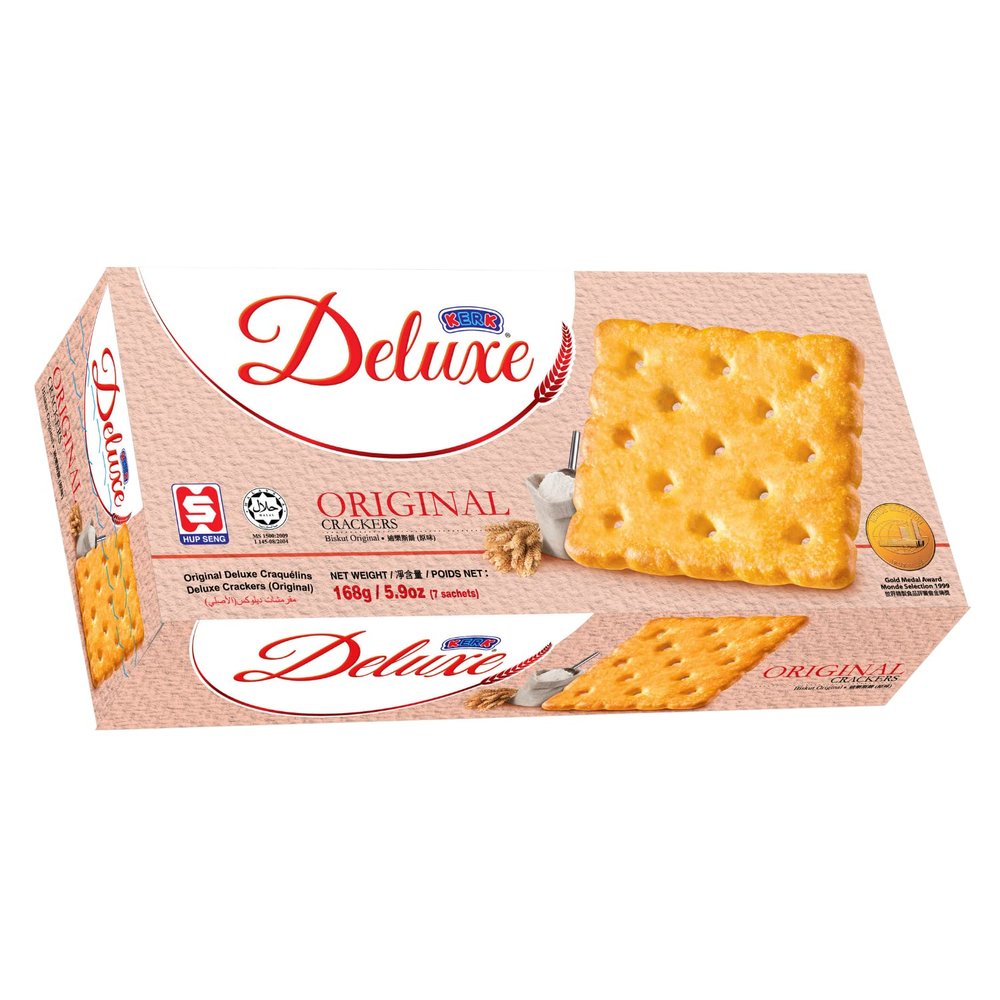 Kerk Deluxe Crackers, Original, 192g