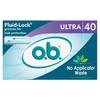 o.b. Applicator Free Digital Tampons, Ultra - 40 Count view 1