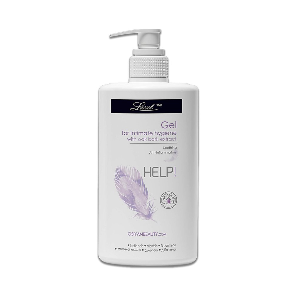 Larel HELP Gel For Intimate hygiene with oak bark extract 300ml(Made in Europe)