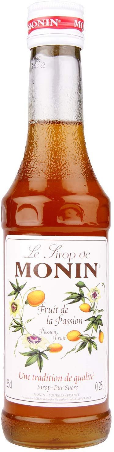 Monin Passion Fruit Syrup |Mocktails,Smoothies,Desserts and Slush Pack of 1 (250 ml)
