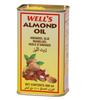 Wells Almond Oil Packed and Imported from Spain 400ML (Pack of 2) | Sweet Almond Oil for Body, Skin & Hair | Natural Almond Oil | Helps Enhance Memory | for Baby, Beauty & Skin Massage view 2