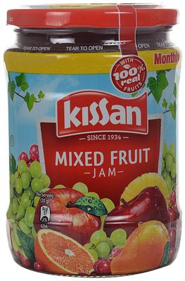 Kissan Jam - Mixed Fruit, 700 g Bottle