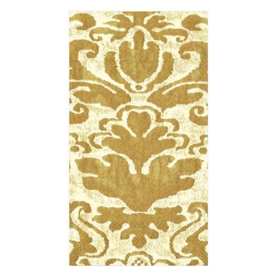 Caspari Entertaining Palazzo Paper Guest Towels, Ivory, 15-Pack