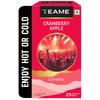 TE-A-ME Cranberry Apple Tea - 25 Tea Bags | Fruit Tea Bags | Non Caffeine | Sugar Free view 1
