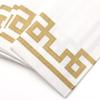 Caspari Entertaining Rive Gauche Paper Guest Towels, Gold and White, 15-Pack view 2
